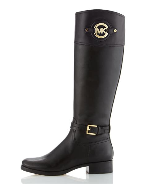 michael kors black boots womens|Michael Kors black boots women.